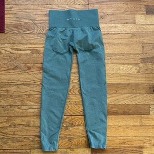 NVGTN Women’s Contour Seamless Forest Green High-Waist Leggings Size XS